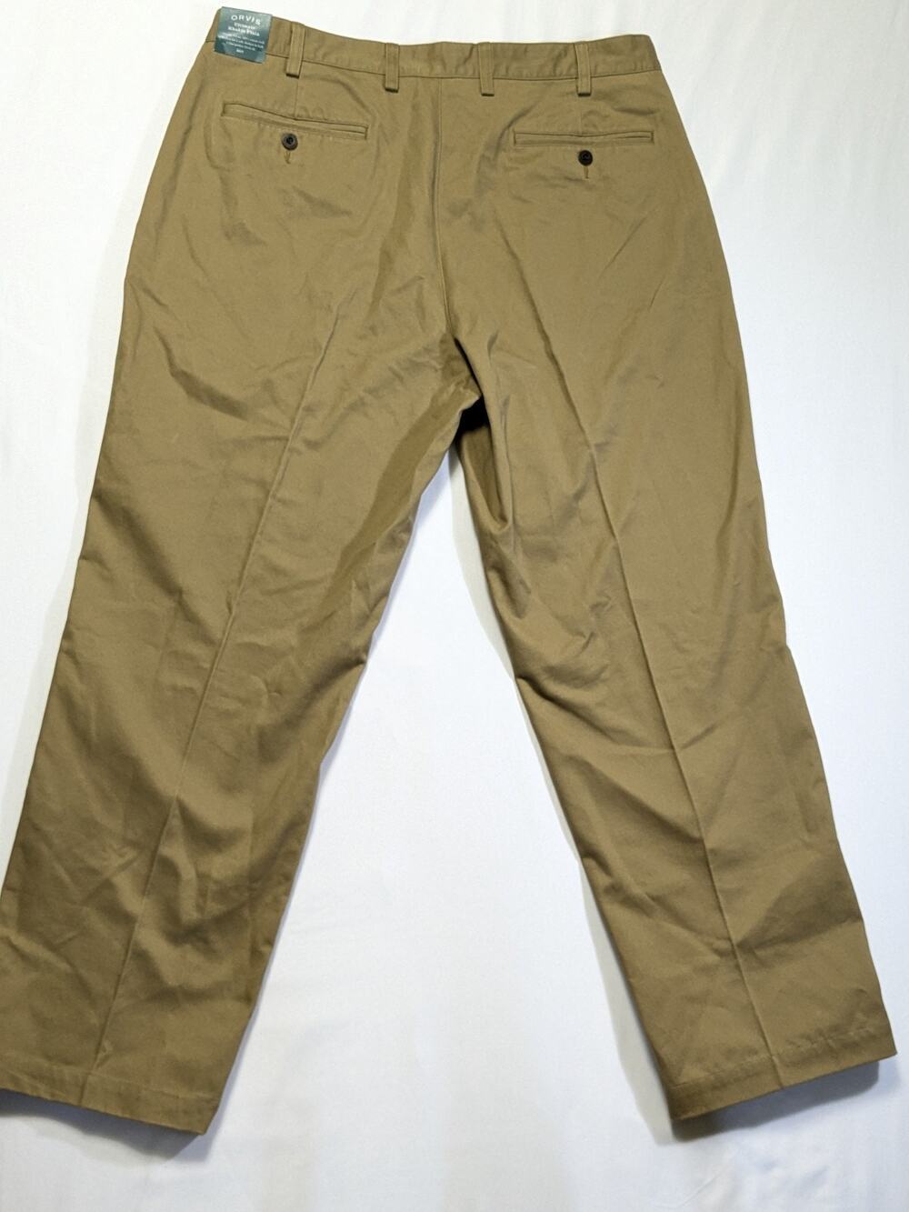 Orvis Ultimate Khakis Flat Front 38X29 New Nwt Cotton Twill 38w 8k4y